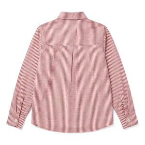 Smallable Kid - Camisa a rayas | Rojo cereza