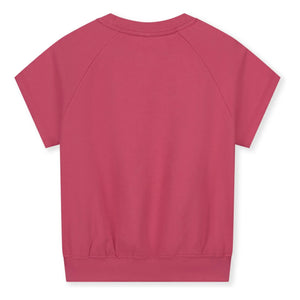 Gray Label - Sudadera de manga corta de algodón orgánico | Fucsia