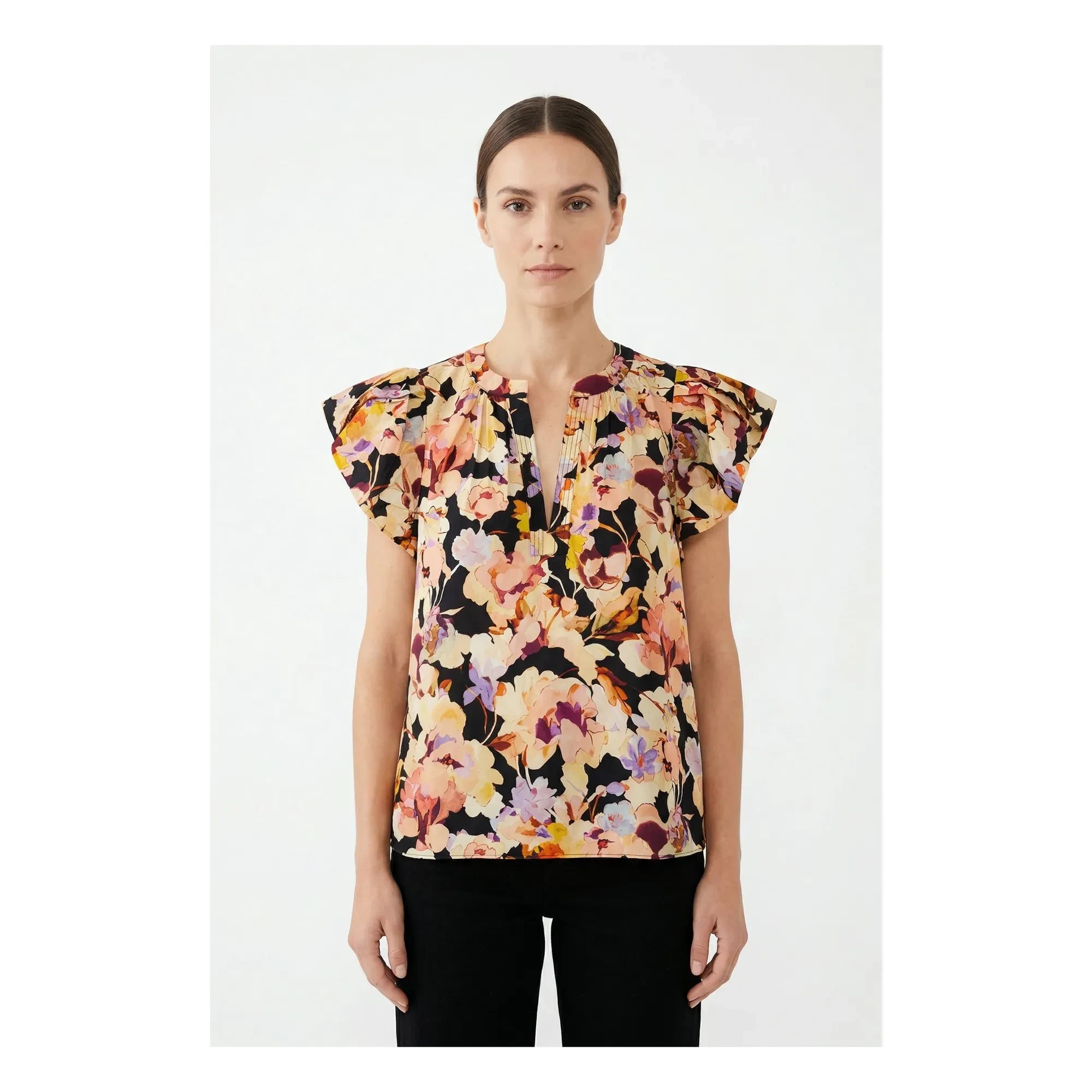 Ulla Johnson - Blusa de algodón "Abril" | Rosa