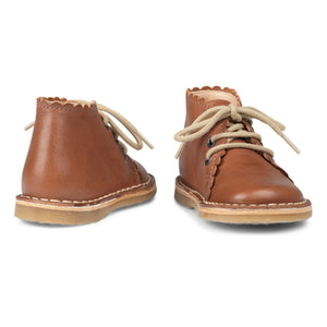 Petit Nord - Botines con cordones | Coñac