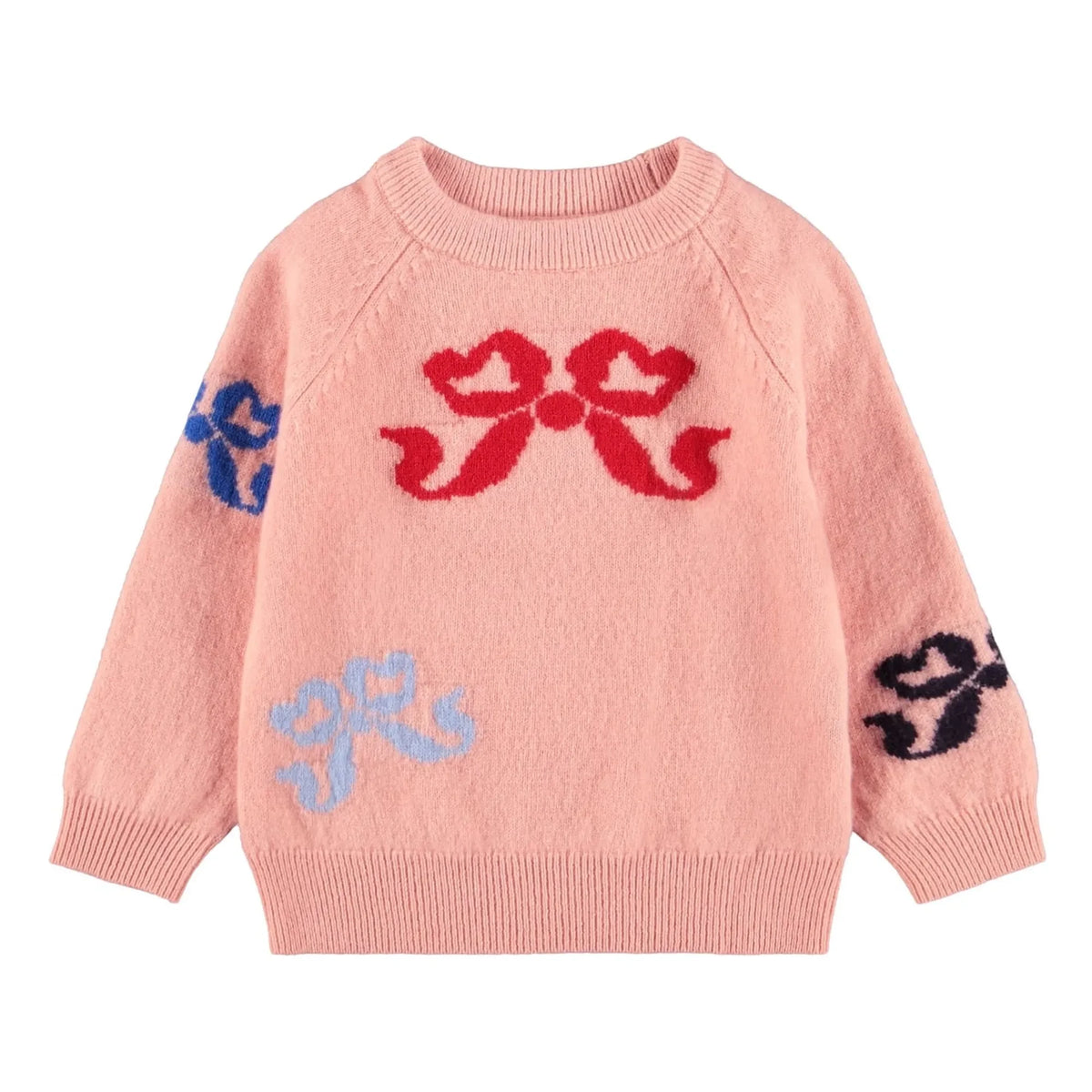 Molo - Suéter de lana con nudos Gilby | Rosa empolvado