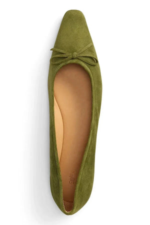 Zapatillas de ballet de terciopelo Polo Ralph Lauren Pnt Ballet Flat