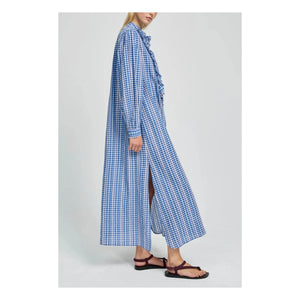 Laurence Bras - Magrita Vestido de Algodón | Azul