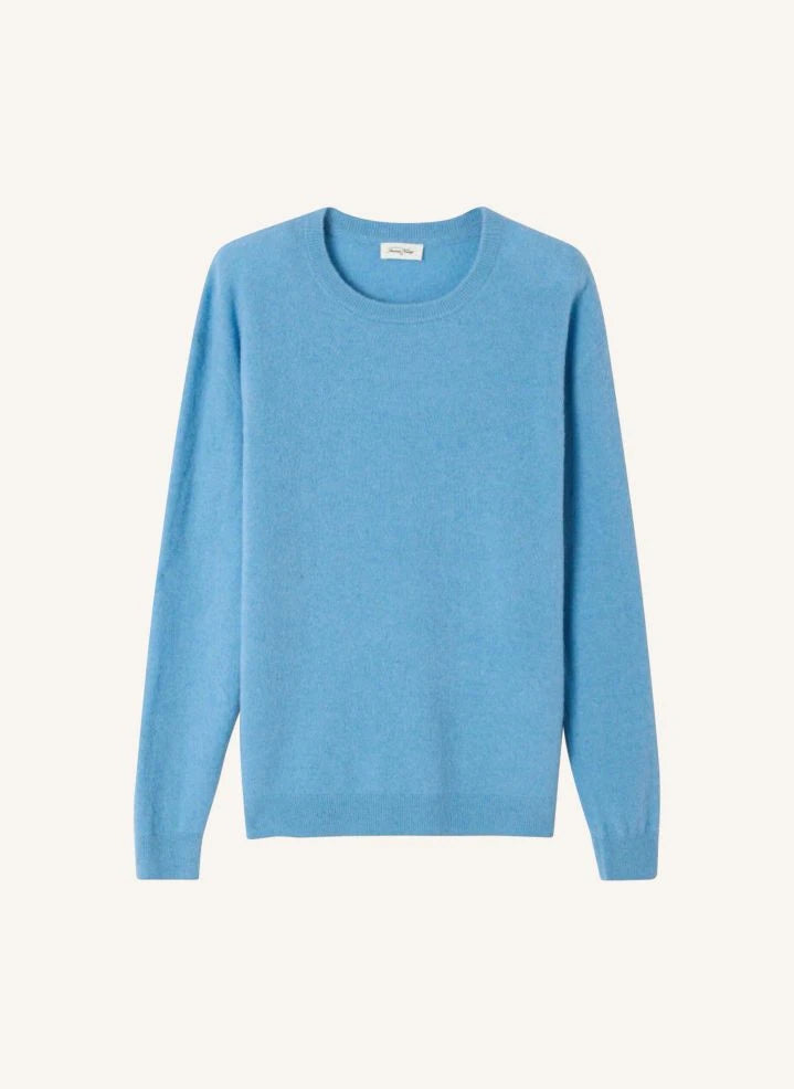 American Vintage - Suéter de lana Raxow | Azul con manchas