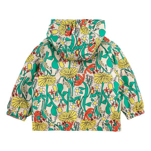 Bobo Choses - Chaqueta de bebé reversible de fibra reciclada con bloques de color | Amarillo