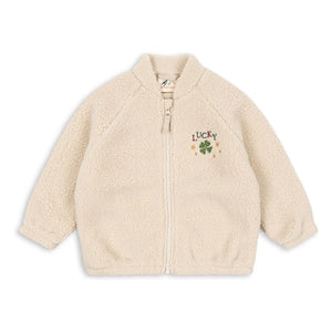 Konges Sløjd - Chaqueta Sherpa de Fibra Reciclada Lucky Jazz | Beige