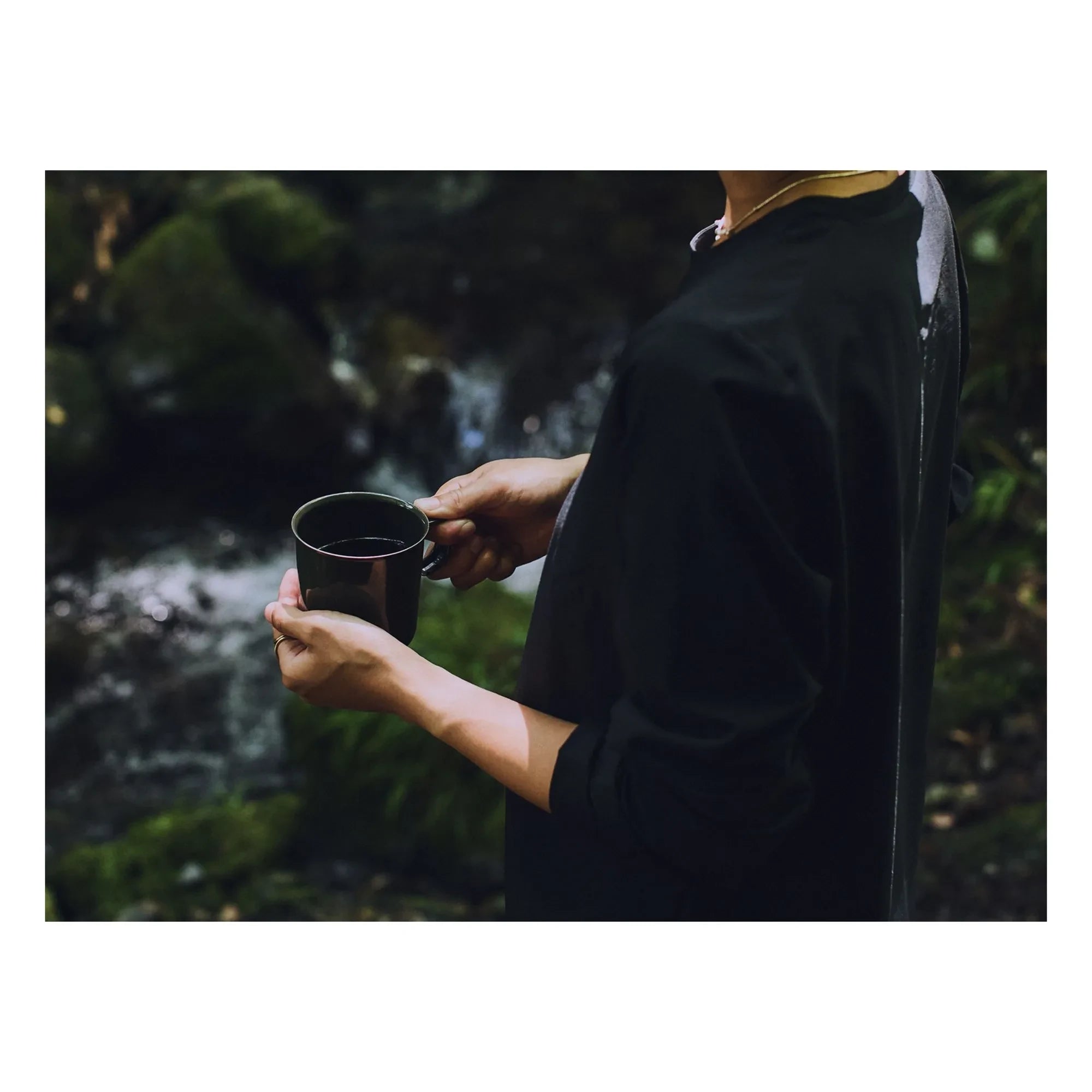 Kinto - Taza esmaltada Foris | Verde bosque