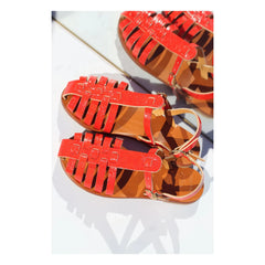 Sandalias Mama Praïa - Fisherman Lipstick | Rojo