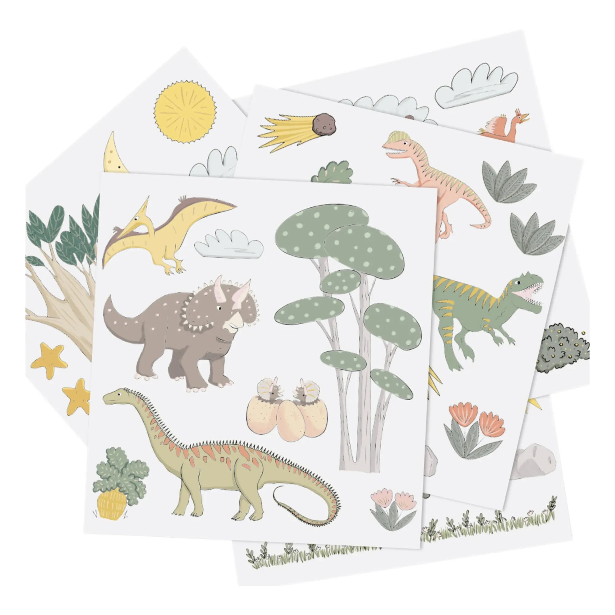 Ferflex - Imanes de dinosaurios - Set de 43 piezas