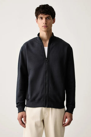 Sudadera Caldbeck Barbour de algodón con cremallera para hombre