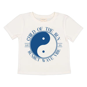 Louis Louise - Camiseta Bebé Tom Yin Yang | Blanca