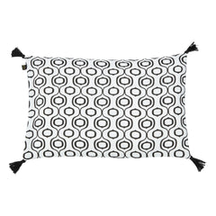 Haomy - Funda de almohada de lino lavado Ubud | Blanco