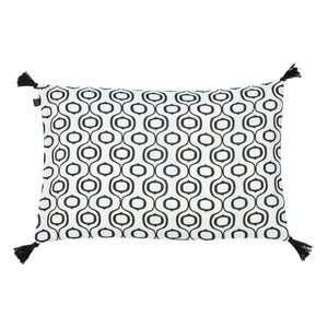 Haomy - Funda de almohada de lino lavado Ubud | Blanco