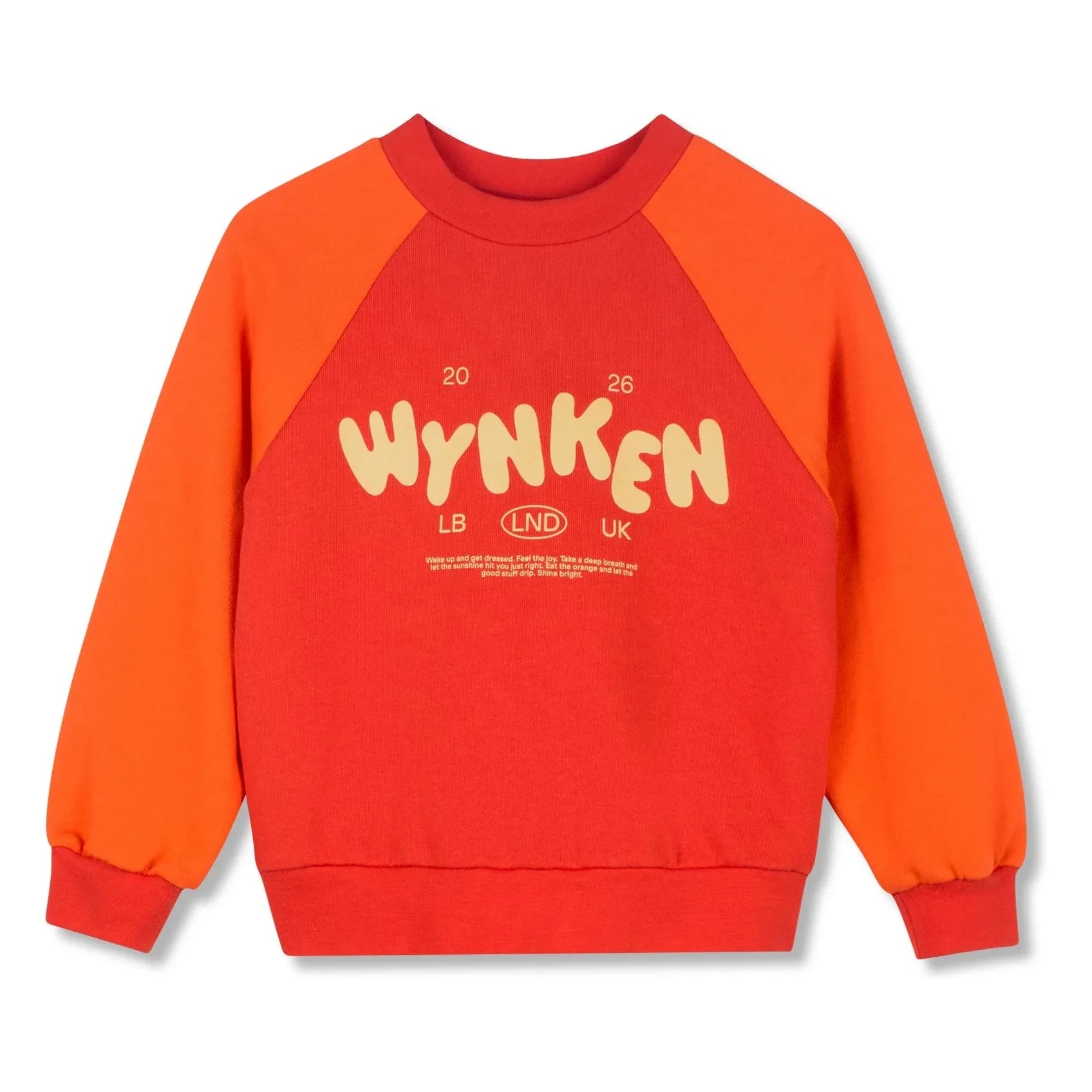 Wynken - Sudadera de algodón orgánico Wynken | Naranja