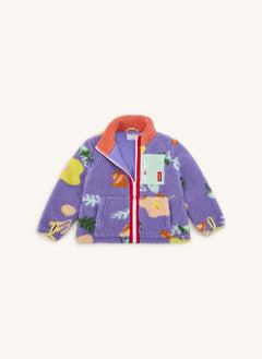 Hello Hossy - Chaqueta de forro polar con estampado floral | Mor