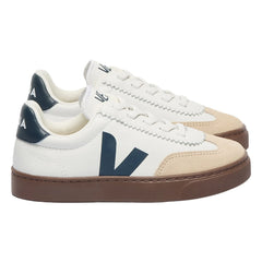 Veja - O.T. Zapatillas con cordones de cuero Voleybol | Azul marino