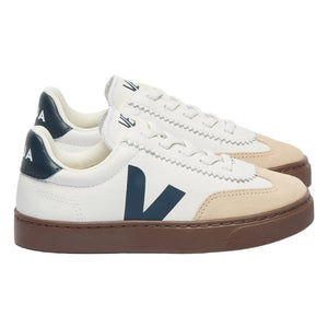 Veja - O.T. Zapatillas con cordones de cuero Voleybol | Azul marino
