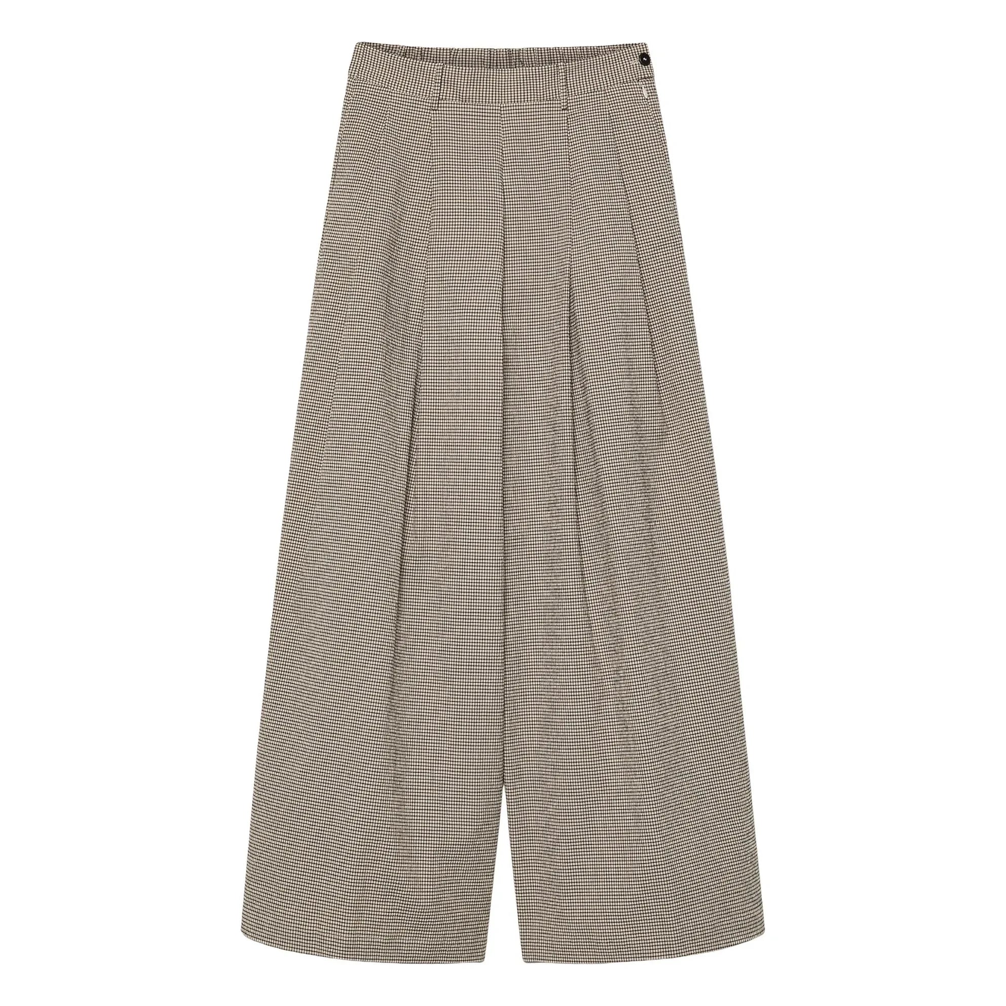 Pomandère - Pantalones de gabardina de algodón | Crema