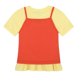 Jelly Mallow - Camiseta Plátano 2 en 1 con Tank Top Desmontable | Amarillo
