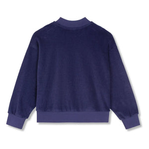Wynken - Chaqueta bomber de algodón orgánico | Azul marino