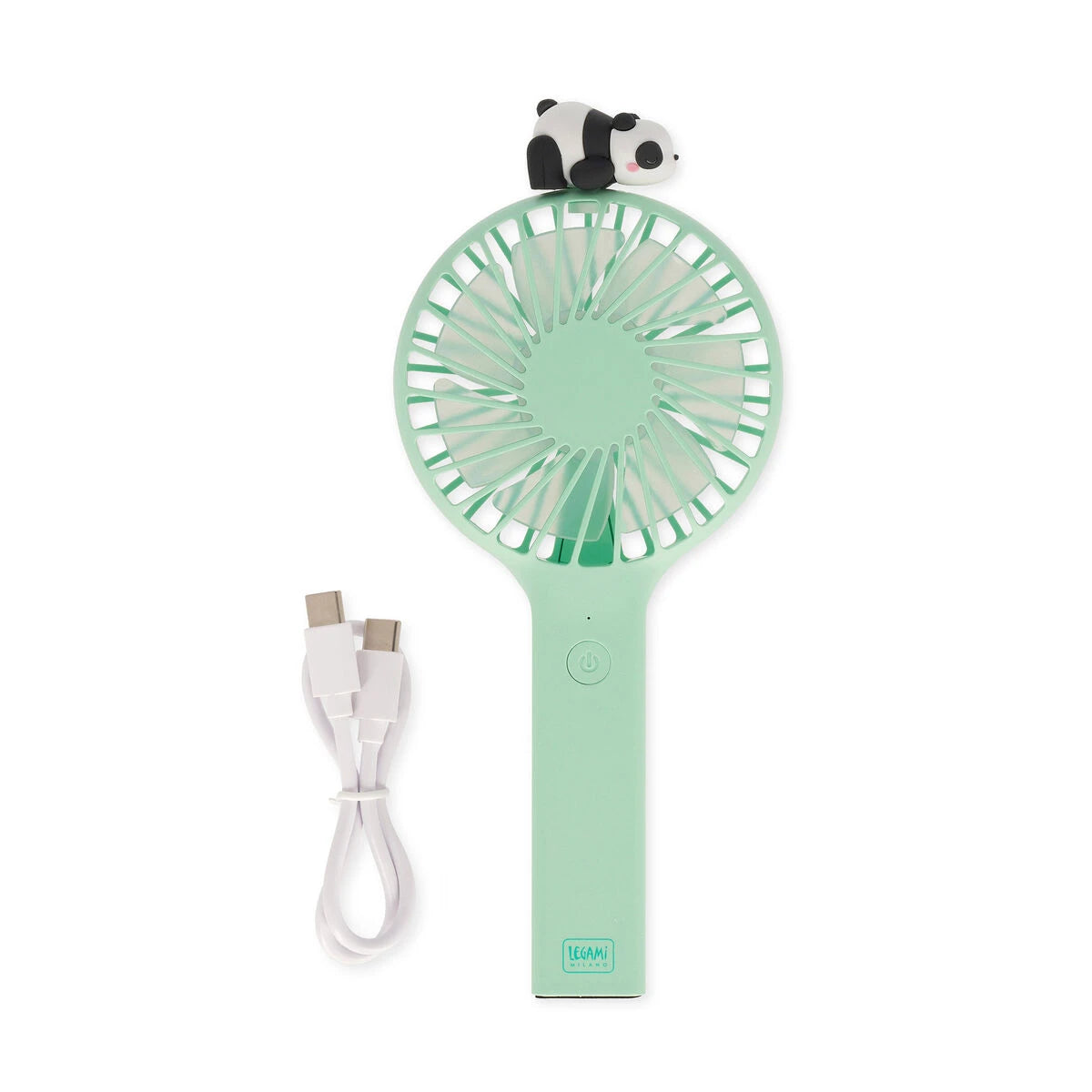 Legami - Ventilador portátil recargable con base - Mini ventilador