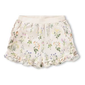 Molo - Short de algodón orgánico Acacia Blossom | Crudo