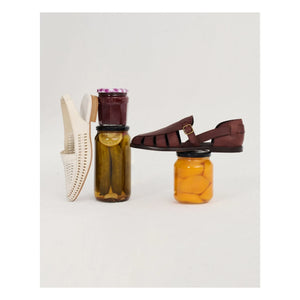Bobo Choses - Slingback de piel trenzada | Crudo