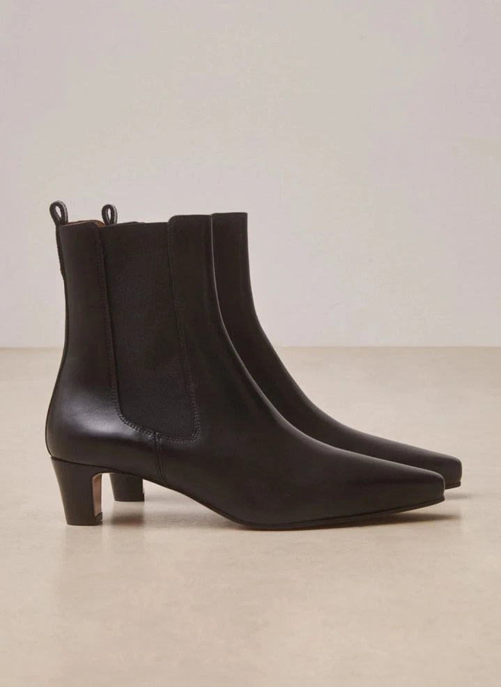Rivecour - n°525 Botas de cuero | Negro