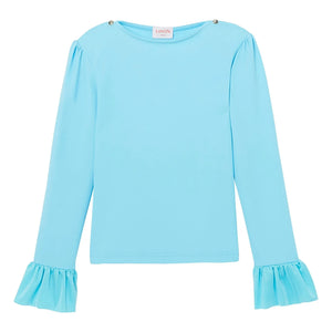 Lison Paris - Camiseta anti-UV de fibras recicladas | Azul claro