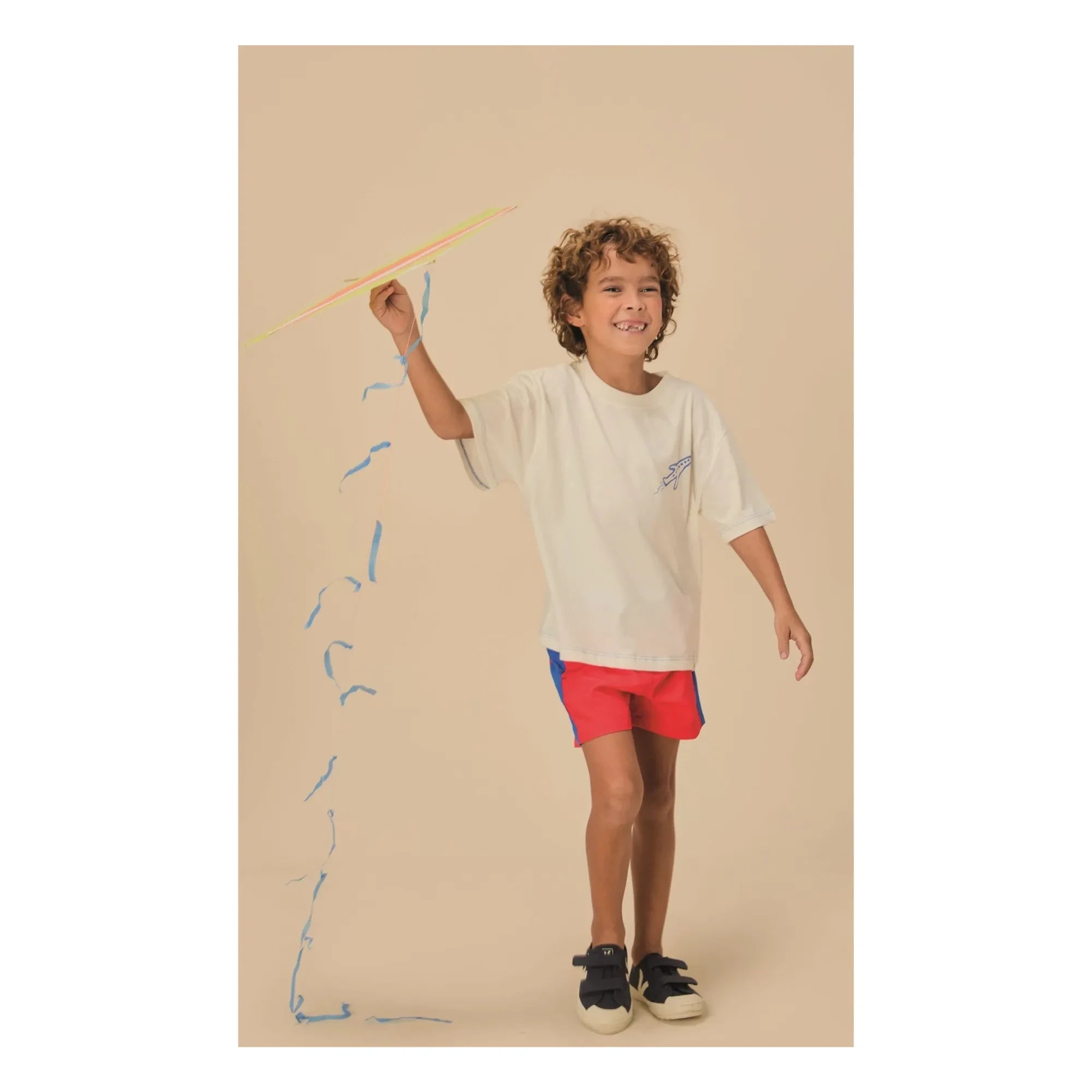 Fábula - Pantalón corto de baño bicolor Nino | Rojo