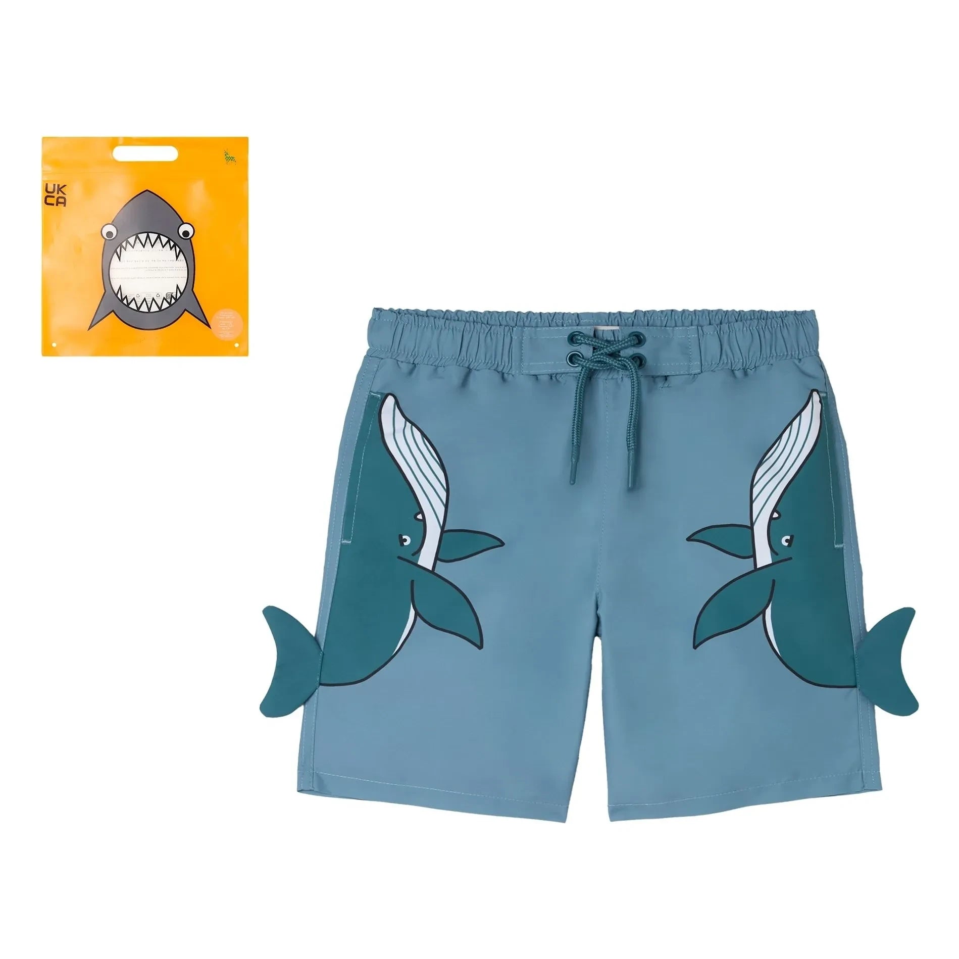 Stella McCartney Kids - Bañador con estampado de ballenas | Azul
