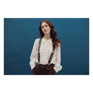Emile et Ida - Blusa bordada Charline | Crudo