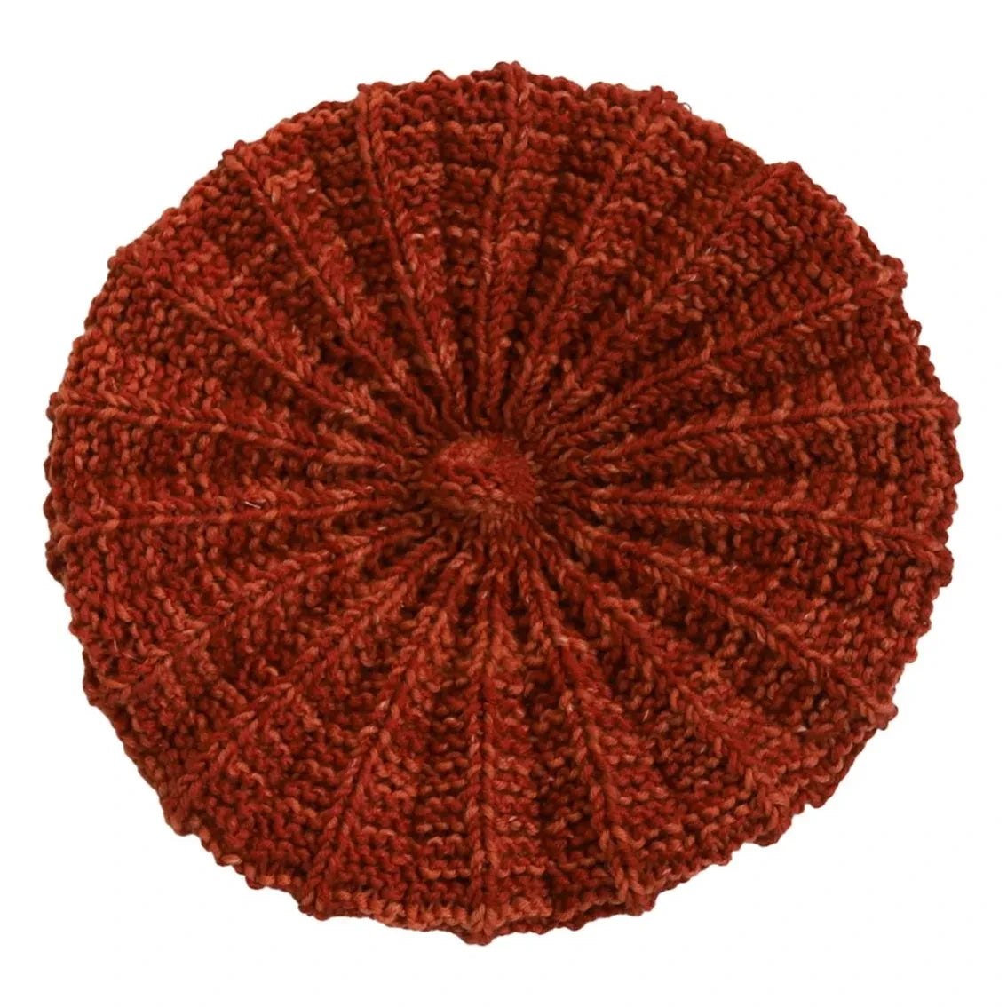 Kalinka - Gorro Luna de Lana Merino | Rojo Ladrillo