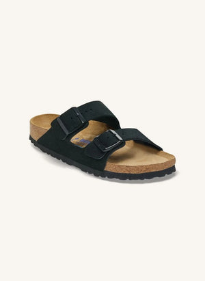 BIRKENSTOCK - Arizona SFB Sandalias de Ante | Negro