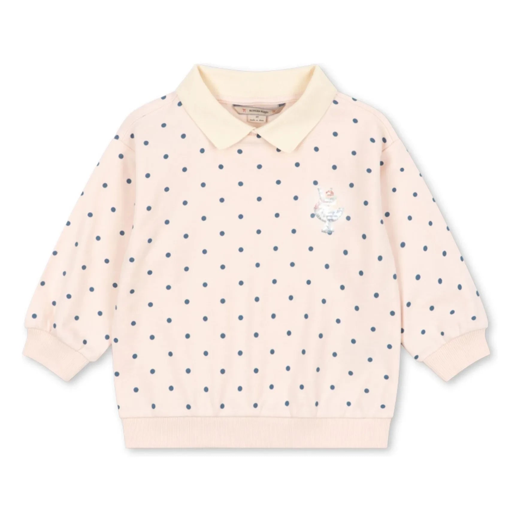 Konges Sløjd - Polo de sudadera con topos | Rosa pálido
