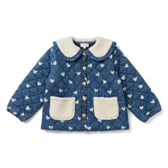Louis Louise - Carda Hearts Denim Kaban | Mavi