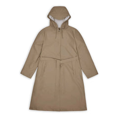 Chaqueta larga Rains A-line W3 | Beige