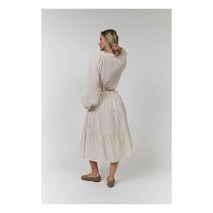 Lollys Laundry - Blusa de algodón Hailey | Crema