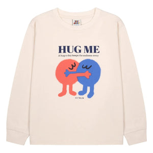 Jelly Mallow - "Hug Me" Camiseta | Ecru