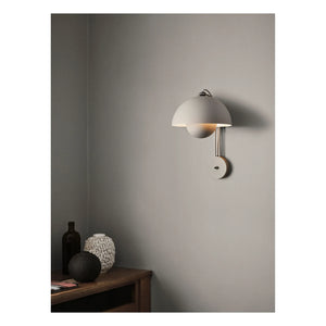 & Tradition - Lámpara de pared Flowerpot VP8 | Gris claro