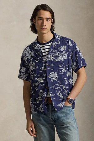 Camisa de viscosa Polo Ralph Lauren para hombre
