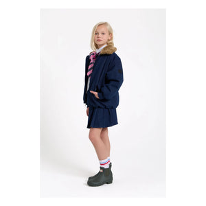 Finger in the nose - Chaqueta aviador de mezclilla Aria | Denim crudo