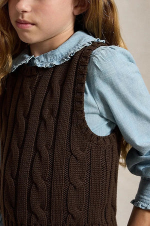 Chaleco de algodón Polo Ralph Lauren para niños