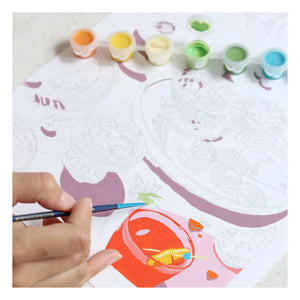 La Petite Épicerie - Kit de pintura por números - Summer Dreams