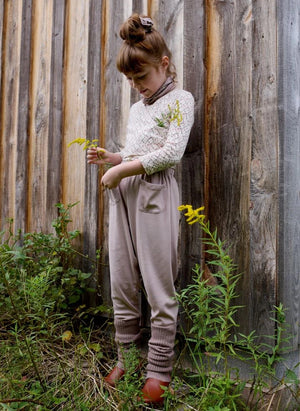 Soor Ploom - Pantalones Harem | Beige Rosa