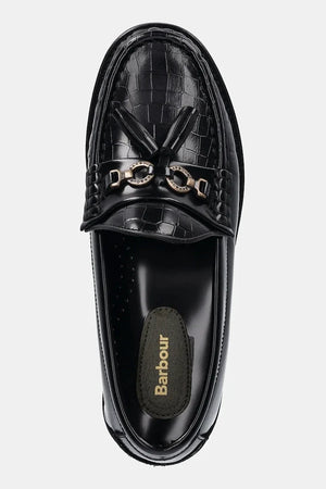 Mocasines Barbour Jen de cuero