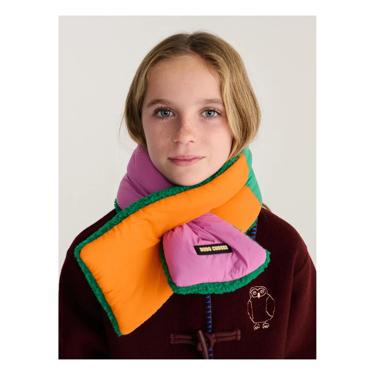Bobo Choses - Pañuelo Sherpa de Fibra Reciclada | Rosa