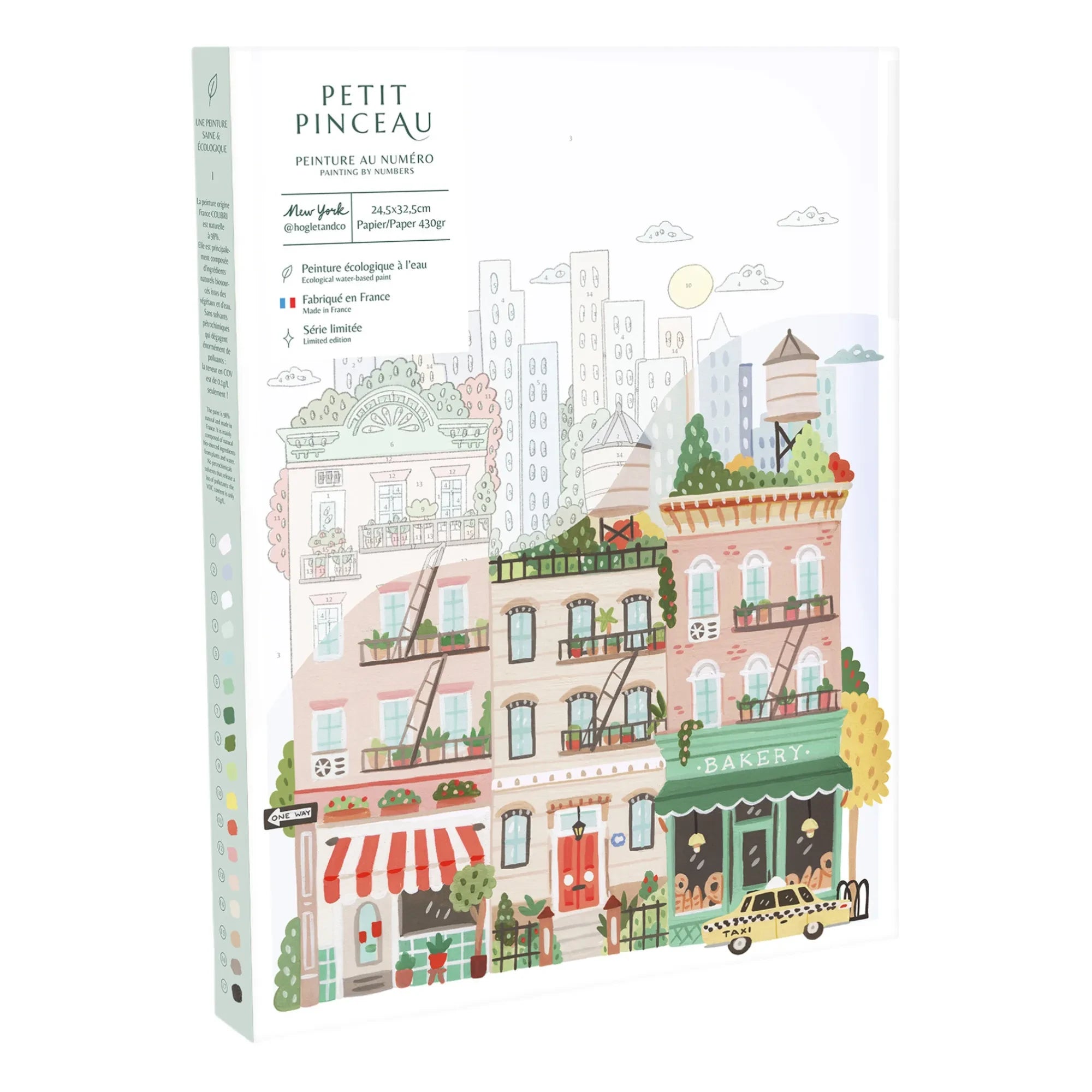 La Petite Épicerie - Set de colorear - Nueva York de Hoglet and Co