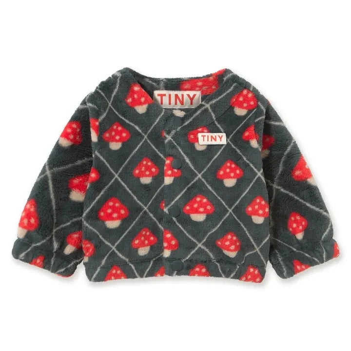Tinycottons - Mantar Polar Ceket | Mavi