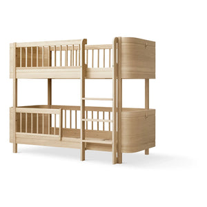 Oliver Furniture - Litera semi-alta Mini+ de roble | Roble